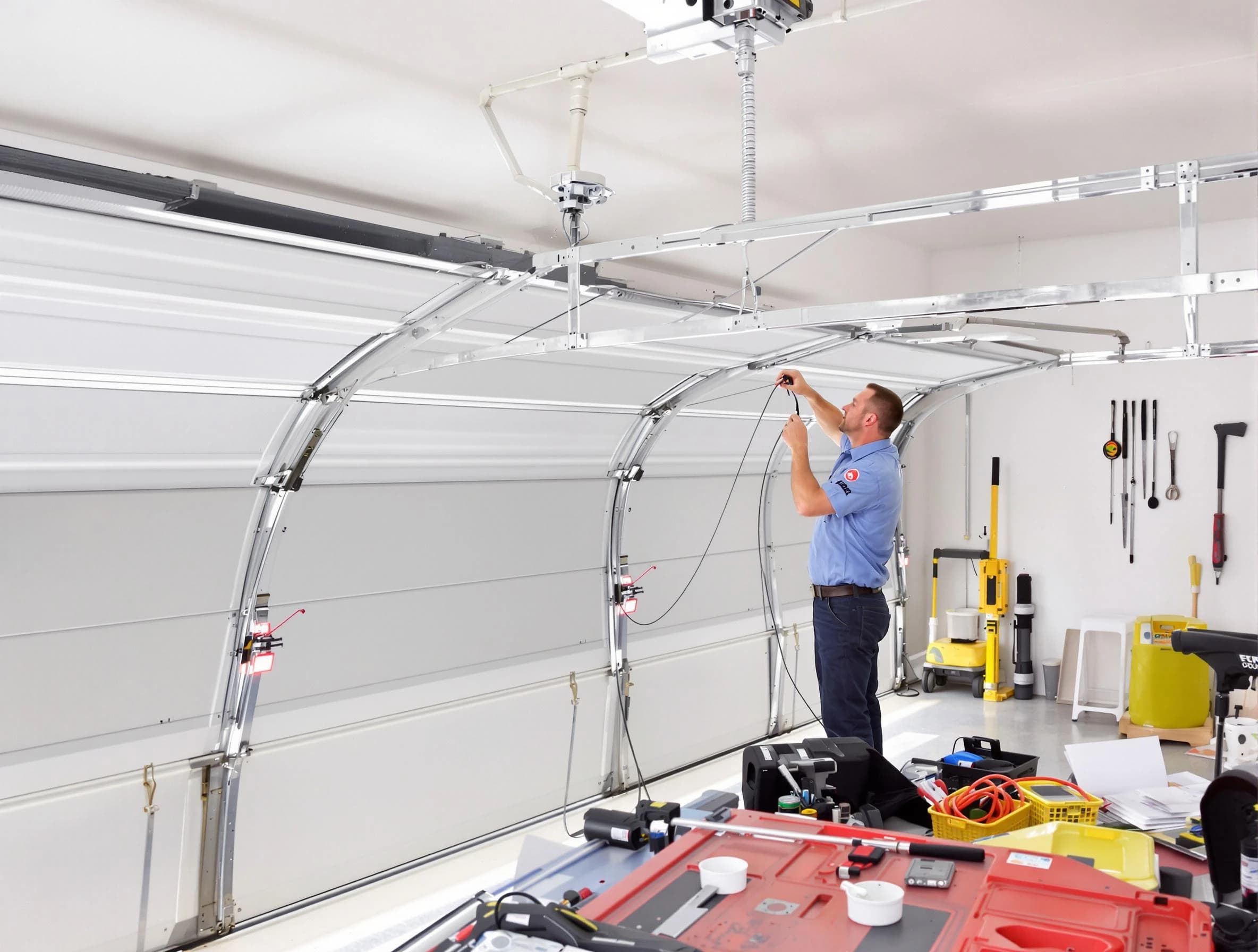 Garage door cable repair service by Staten Island Garage Door Repair in Staten Island
