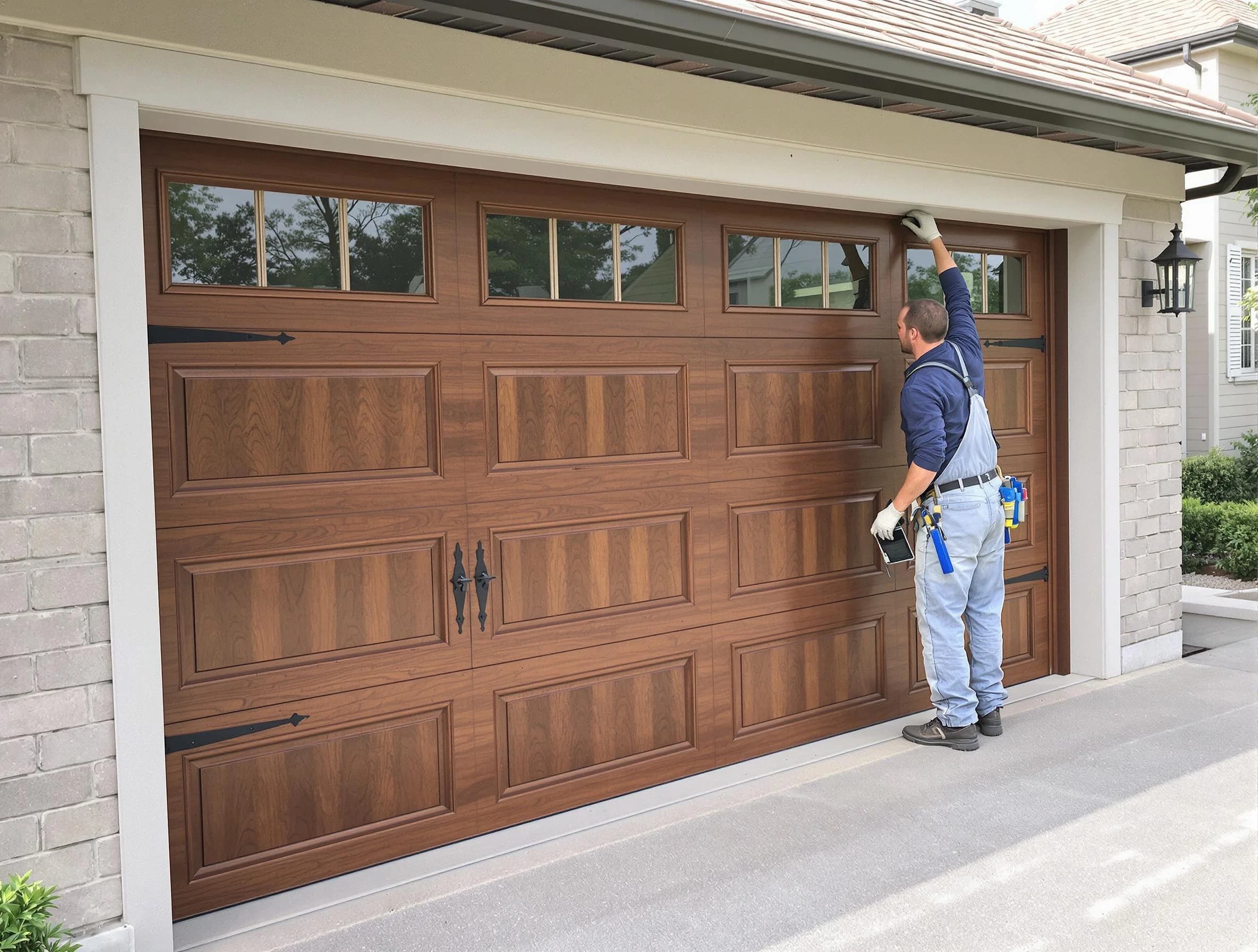 Custom garage door showcase by Staten Island Garage Door Repair in Staten Island
