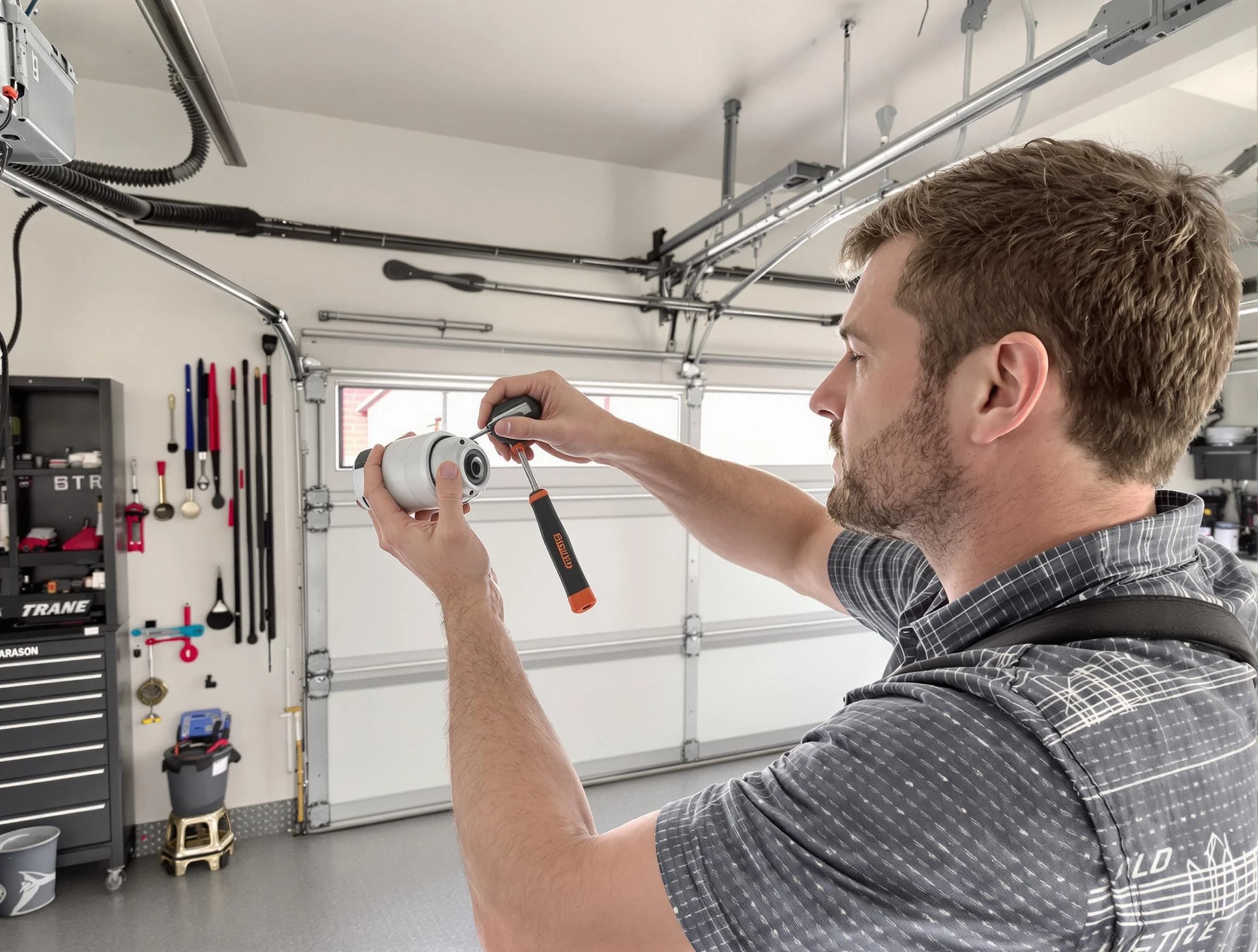 Garage door opener repair service by Staten Island Garage Door Repair in Staten Island