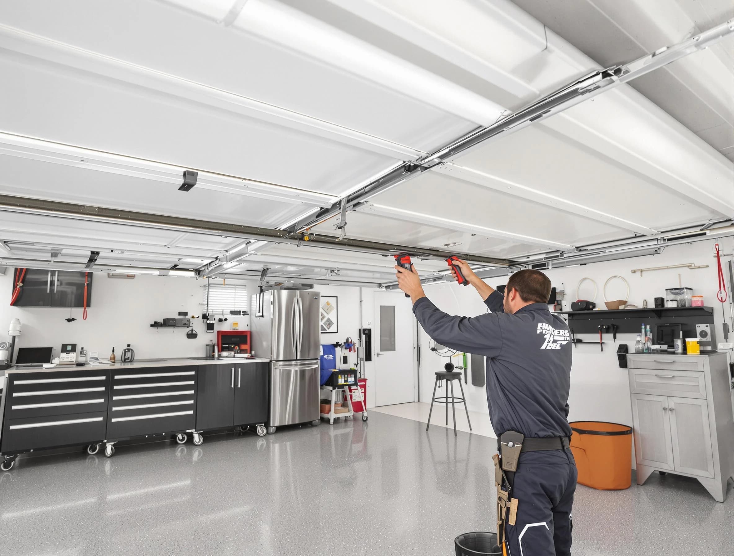 Overhead garage door repair service by Staten Island Garage Door Repair in Staten Island