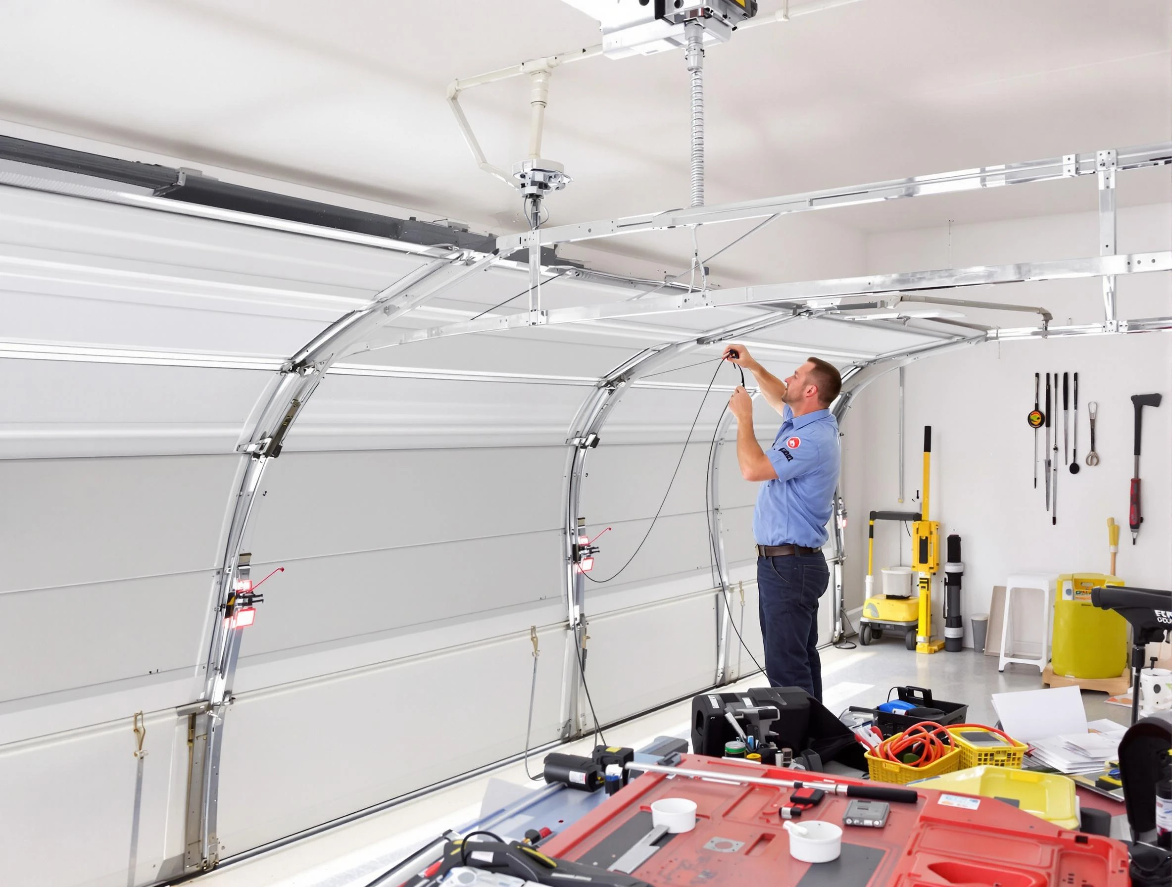 Garage door cable repair service by Staten Island Garage Door Repair in Staten Island