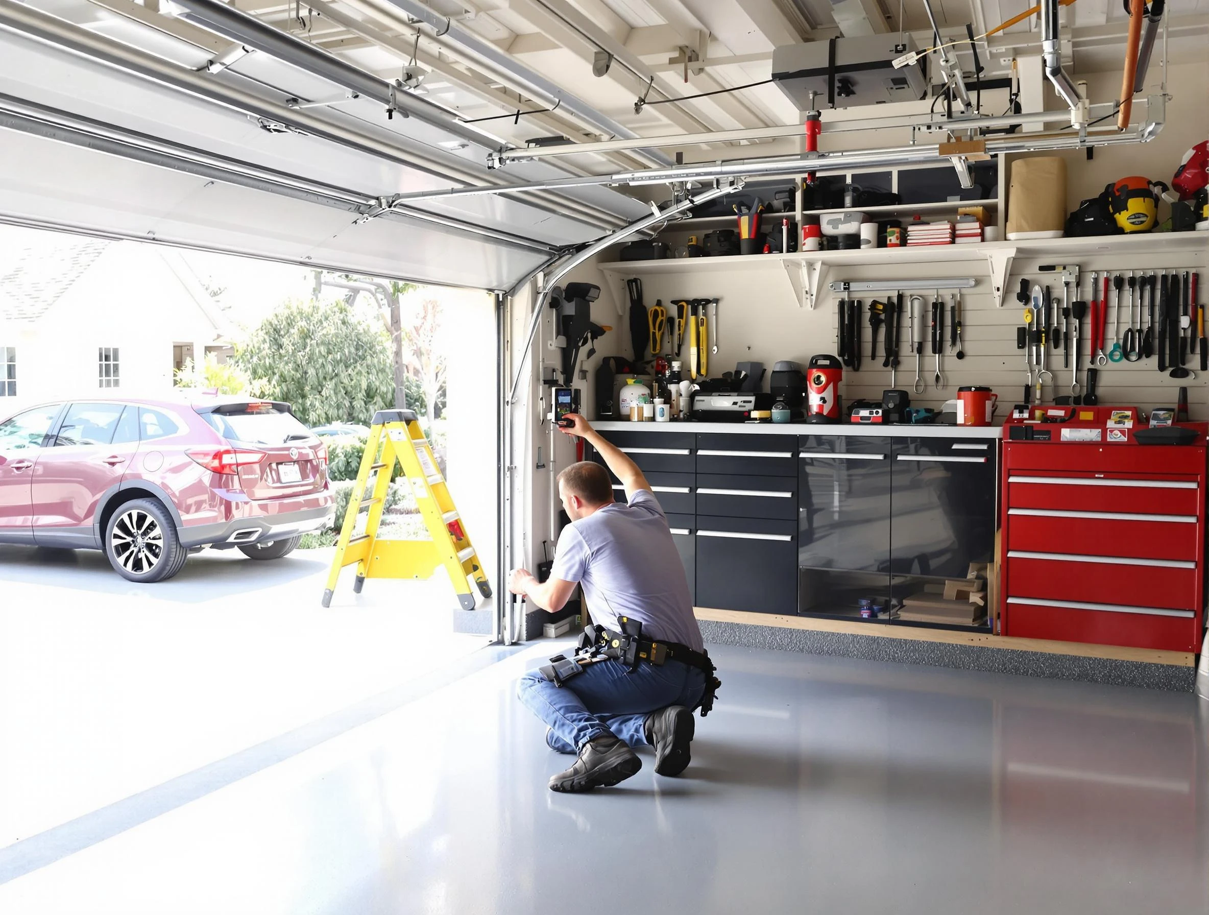Local garage door repair service by Staten Island Garage Door Repair in Staten Island